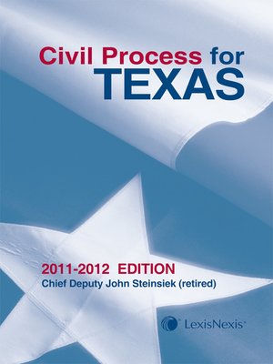 cover image of Civil Process for Texas 7th